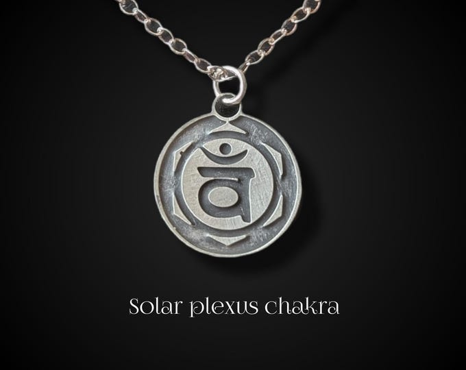 Swadhisthana Necklace, Sacral Chakra Pendant, Yoga Jewelry
