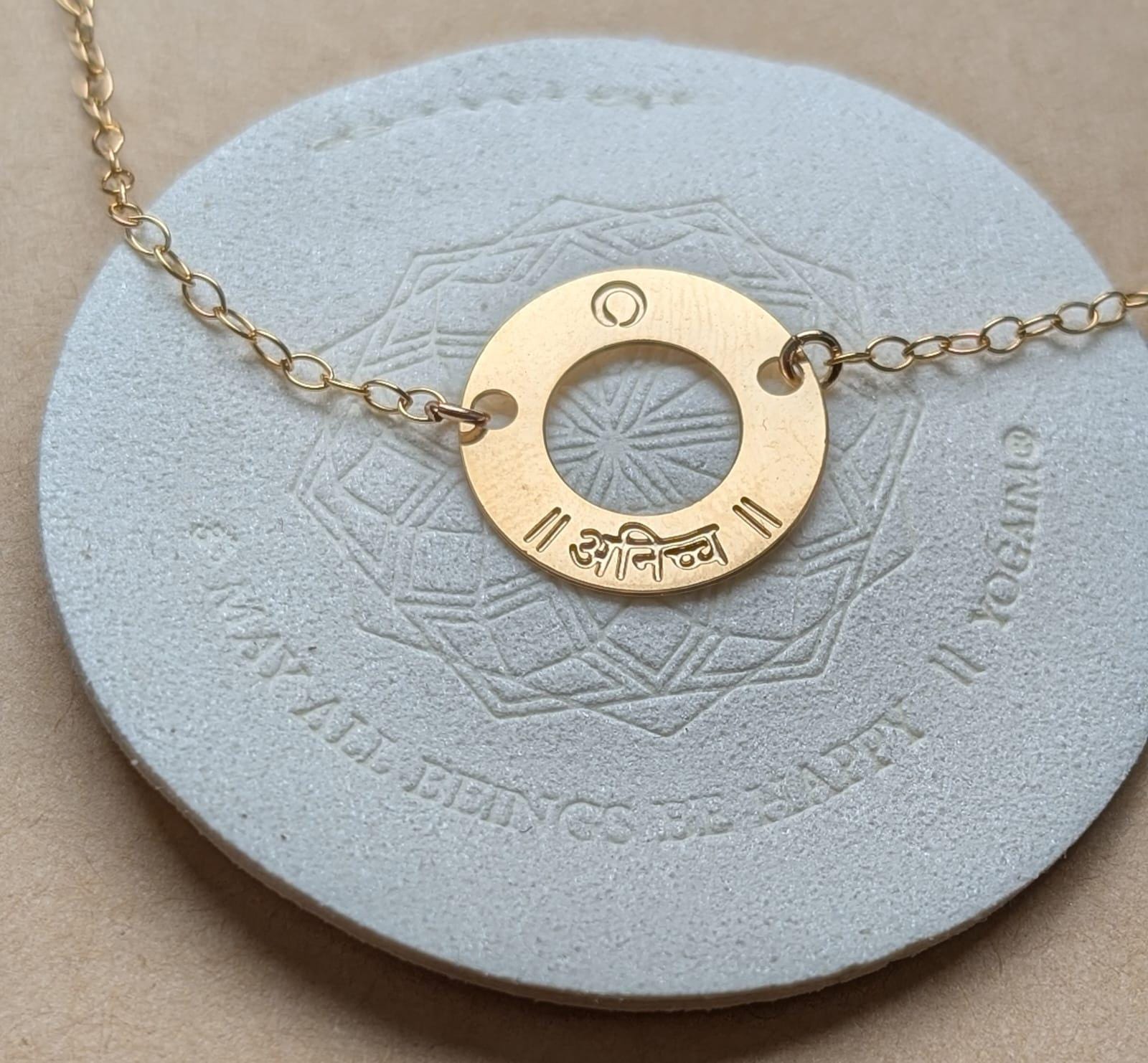 Enso Zen Circle Necklace, Silver Plated Buddhism Jewelry - Etsy