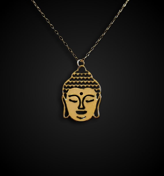 Gold on sale buddha earrings