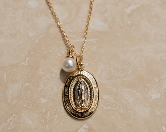 Our Lady of Guadalupe Necklace | Catholic Mom, Catholic Jewelry for Woman, Catholic Necklace