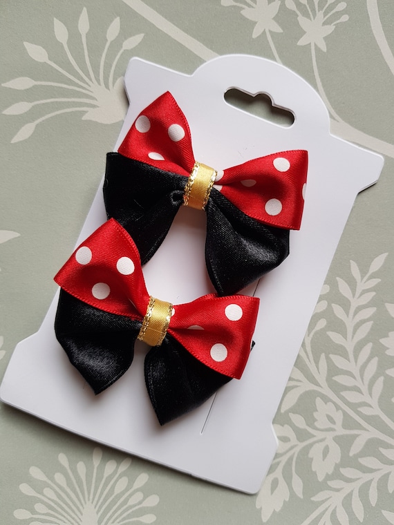Mini Polka Dot Hair Bows