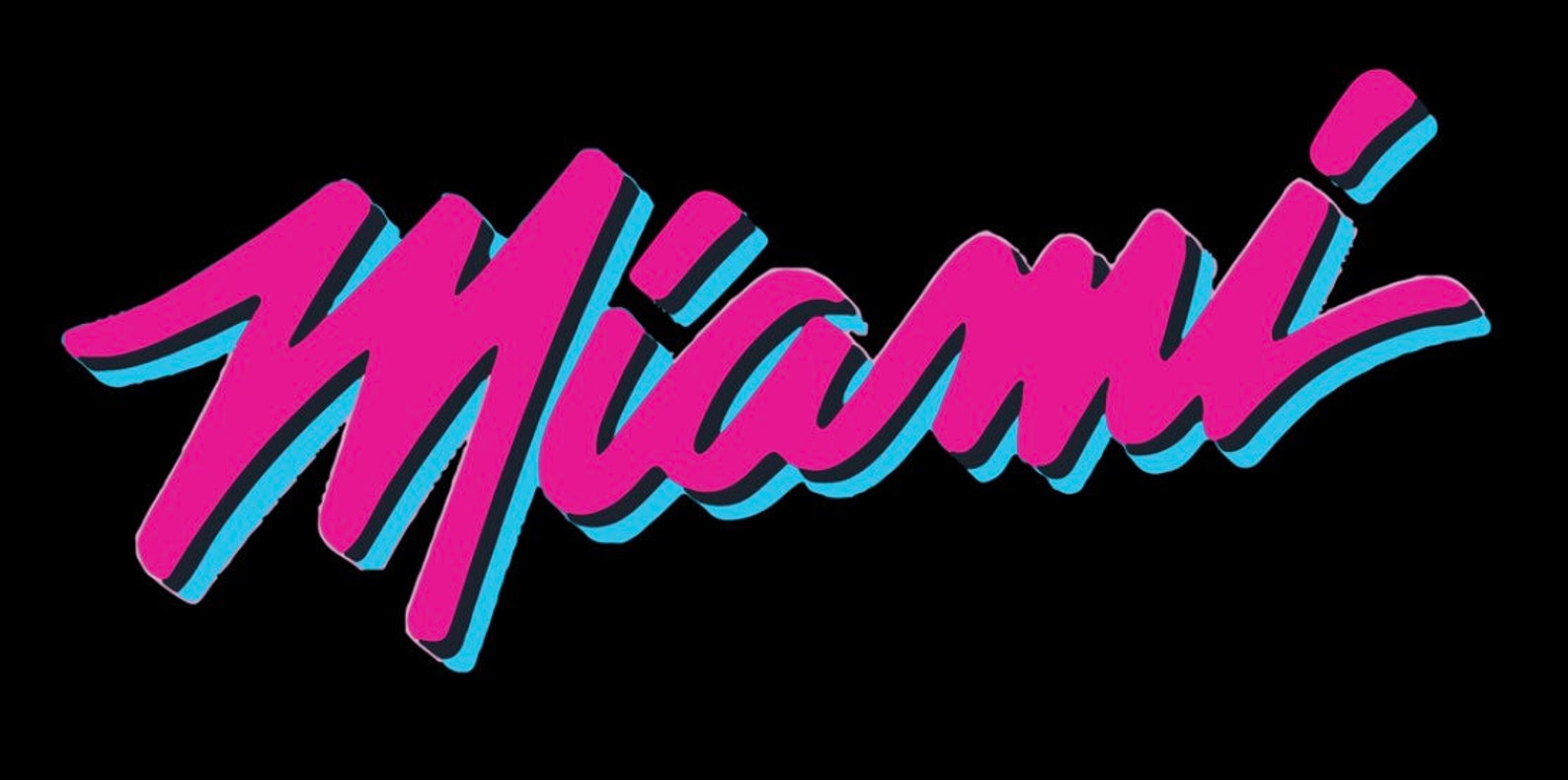 Miami sticker Etsy