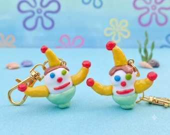 One Goofy Goober Keychain - Handmade Polymer Clay Art - Spongebob Keychain - Spongebob Squarepants - Spongebob Lovers - Goofy Goober Sundae