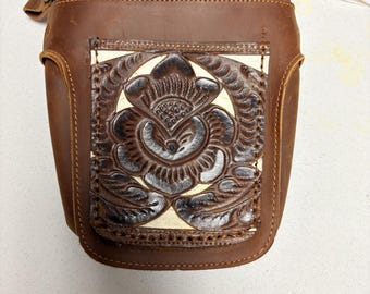 Full Grain Leather Belt Bag - 100% upcycled or recycled materials, made in the USA