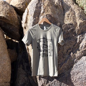 Hand Printed - Block Print Eastern Sierra Fish T-shirt