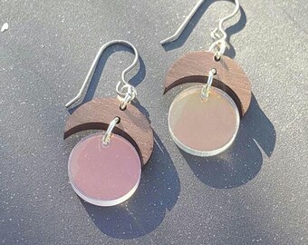 Iridescent and Wood Moons