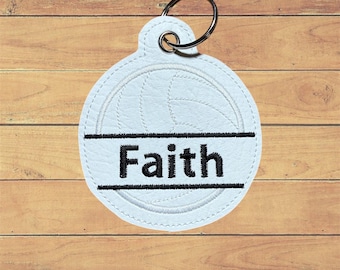 Personalized Embroidered Sports Bag Tag, Marine Vinyl Luggage Tag