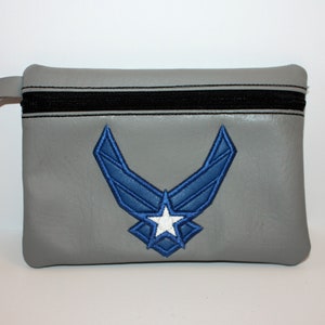 Army Zippered Bag, Marine Zippered Bag, Coast Guard Zippered Bag, Air Force Zippered Bag, Navy Zippered Bag, Military gifts, Military Pouch