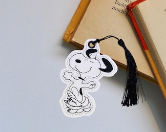 Beagle Bookmark, Peanuts, Dancing Dog Bookmark