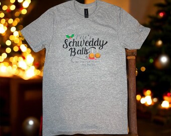 Pete's Schweddy Balls Christmas T-Shirt, Season's Eatings Shirt