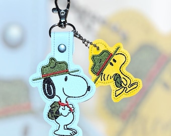 Beagle Scout Keychain, Peanuts Keychain