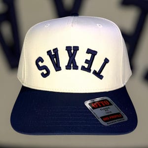 Texas Trucker Hat, Texas Hat for Him, Texas Hat for Her, Texas Gift, Two-Tone Trucker Hat