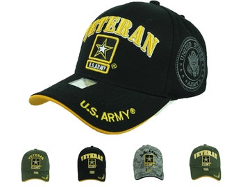 US Army Cap Veteran Star Retired 
