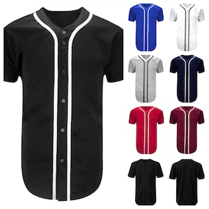 Plain Baseball Jersey 