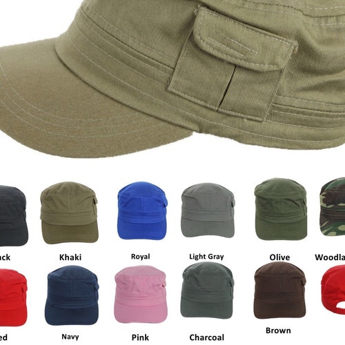 Cadet Cotton Cap With Side Pocket 