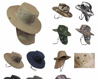 bucket hat neck flap