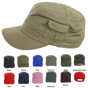 Waterproof Army Cadet Caps for Men Quick Dry Military Cadet Hats for Women  Flat Top Patrol Castro Corps Dad Hat