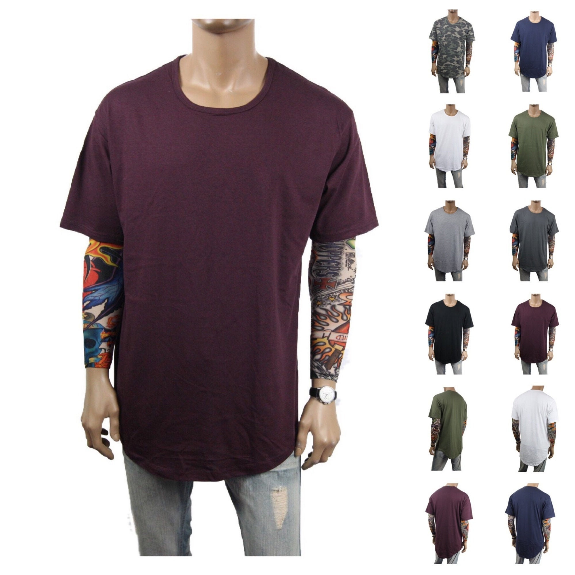 elongated t shirt