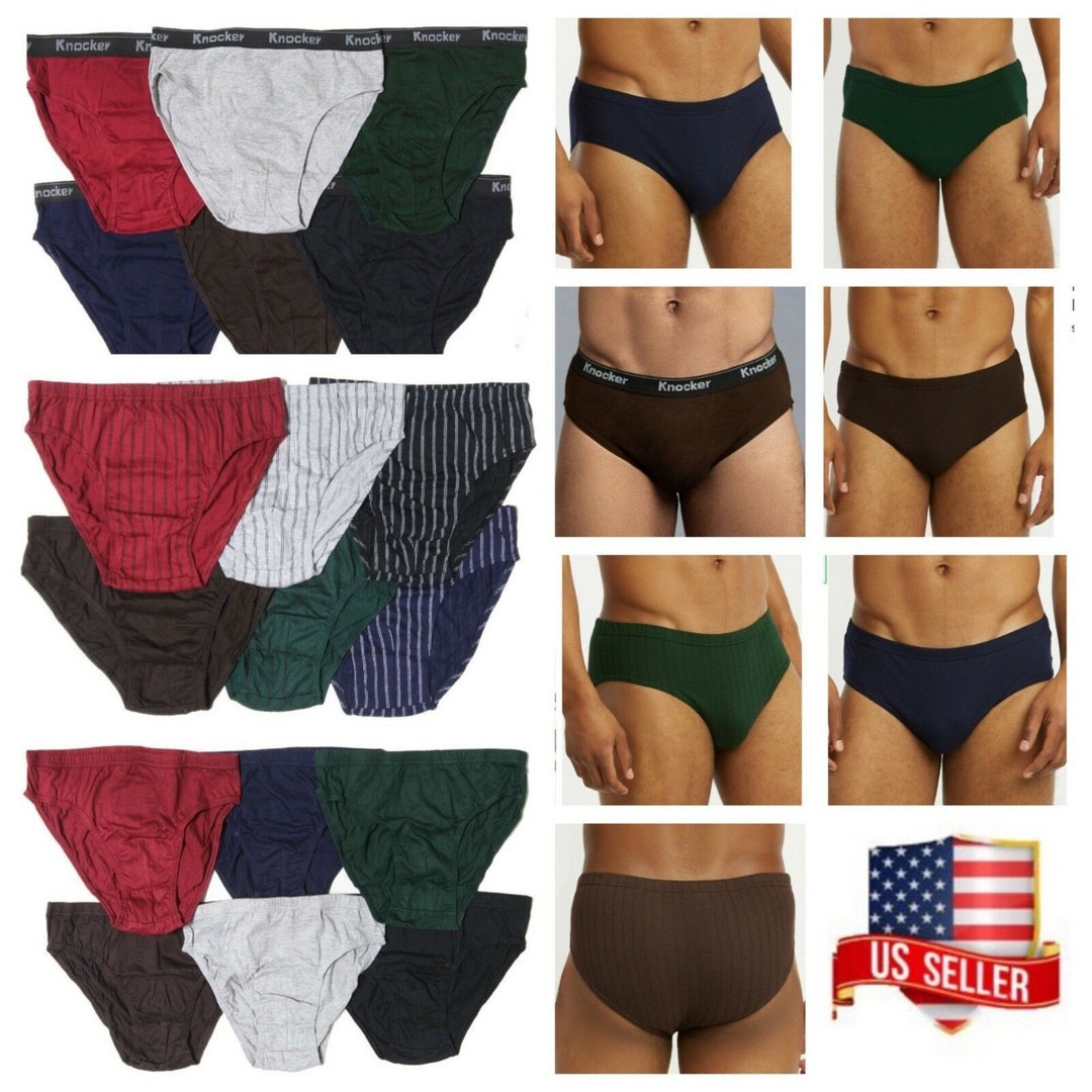 New Mens Bikini Briefs 3 Pack, 6 Pack & 12 Pack Soft Athletic Underwear  Calzones Hombre Ropa Interior 100% Cotton S XL Fashion 