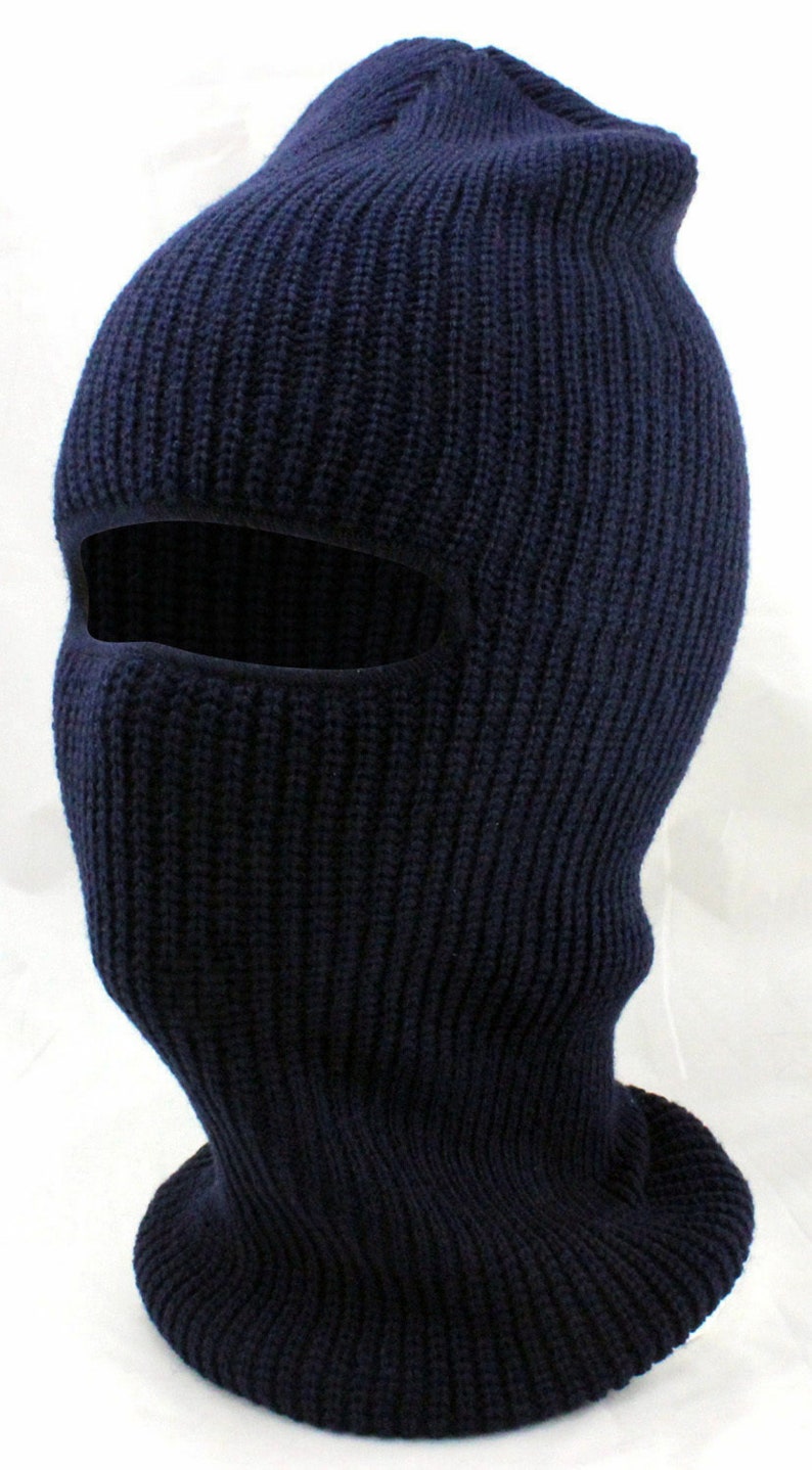 Ski Mask Full Face Beanie Hat 1 Hole Balaclavas Winter Hat Ski Etsy