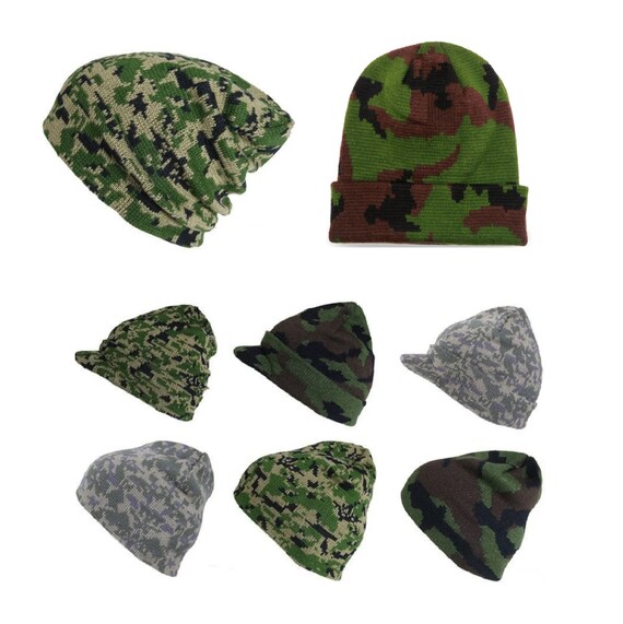Visor Beanie Knit Cap Tactical Hunting 