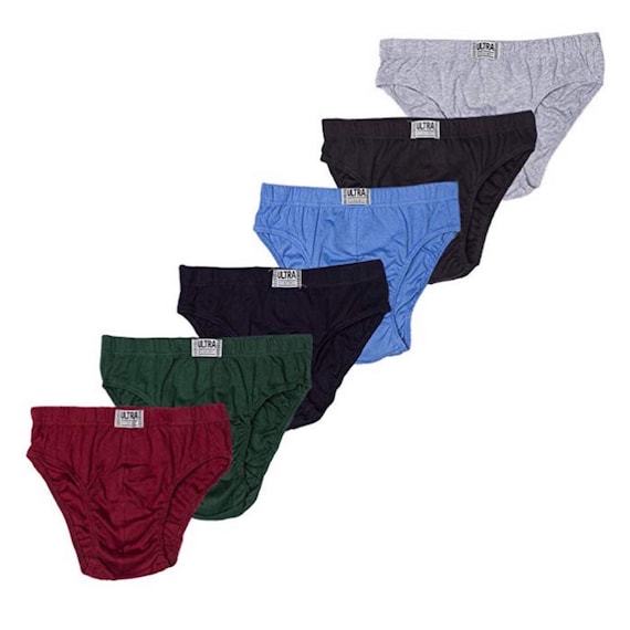 3 Pack & 6 Pack Mens Bikini Briefs Boxer Trunk Underwear 100