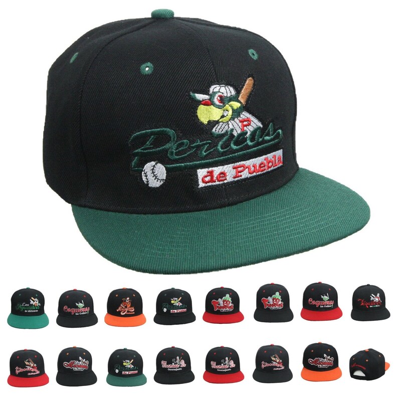 MEXICO Baseball Cap Mexican Hat Flat Bill Snapback Sport Hats Etsy