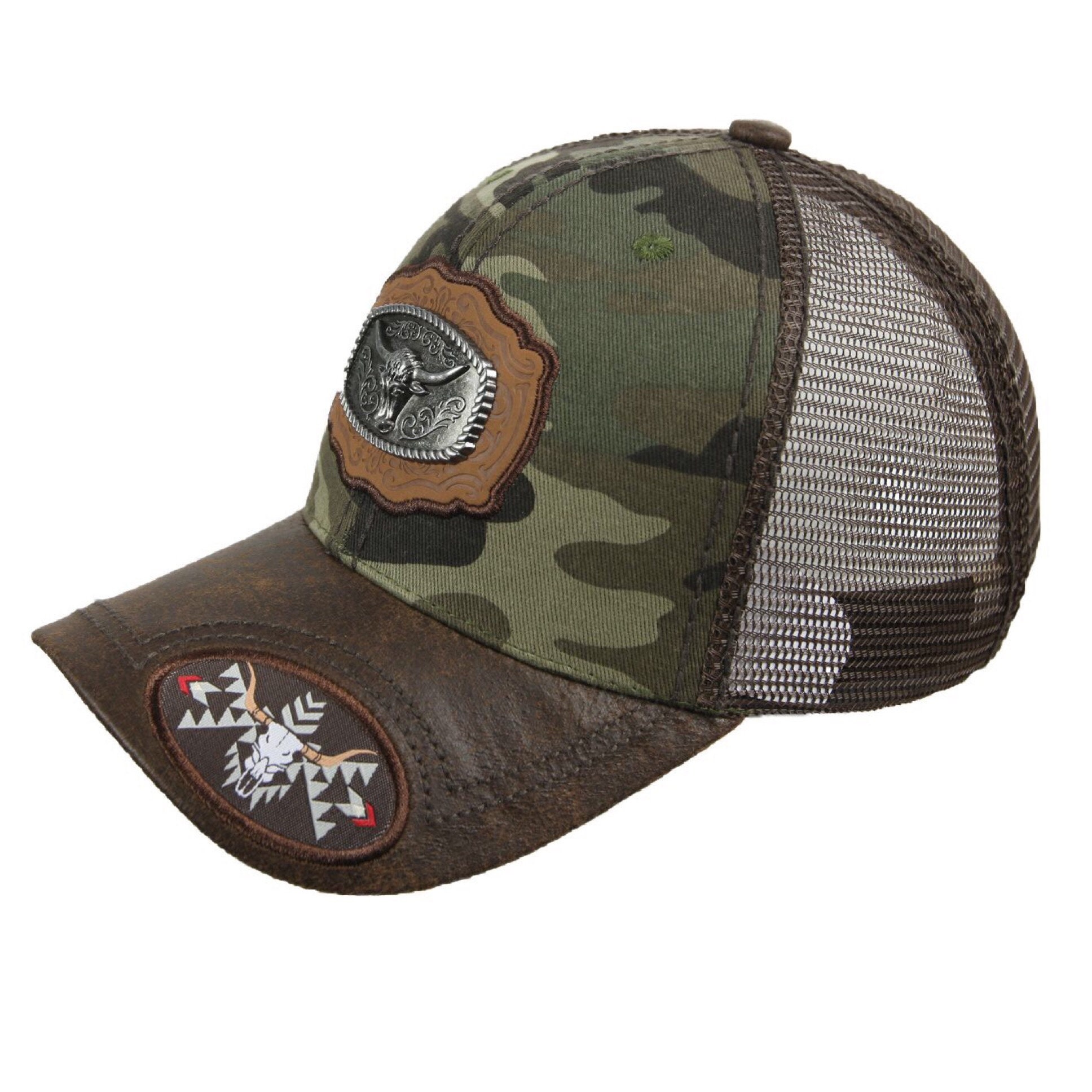Baseball Cap Bull Cow Head Snapback 