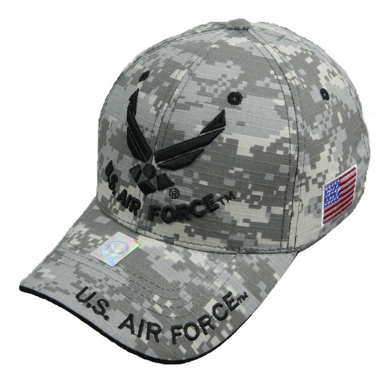 US Air Force Baseball Cap USAF USA Veteran Retired Camo Etsy