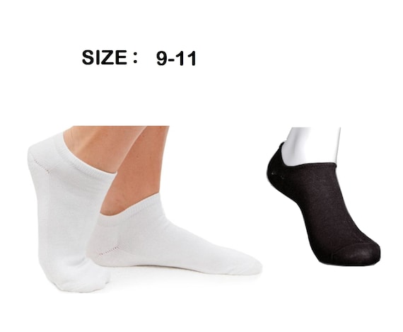 12 Pairs Size 9-11 Mens Woman Socks Low Cut No Show Classic Thin