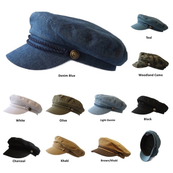 Paquete de 2 gorras militares de algodón para hombre, gorras de cadete del  ejército vintage