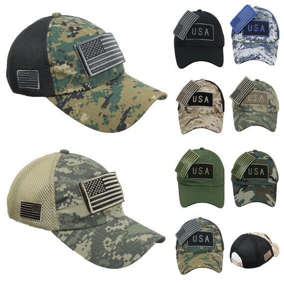 American flag baseball cap cheap military