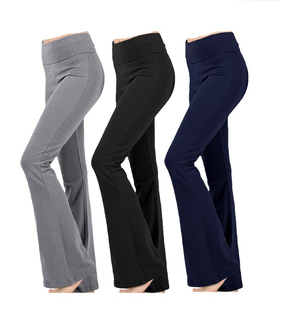 Waist Boot Cut Flare Yoga Pants 