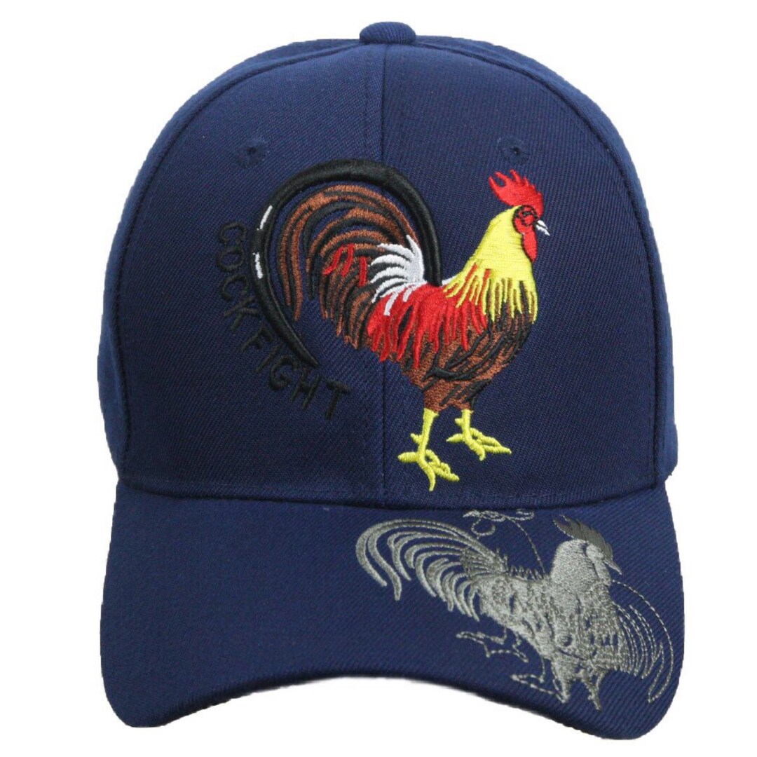 Rooster Baseball Cap Cock Fight Caps Hat Fashion Casual Etsy