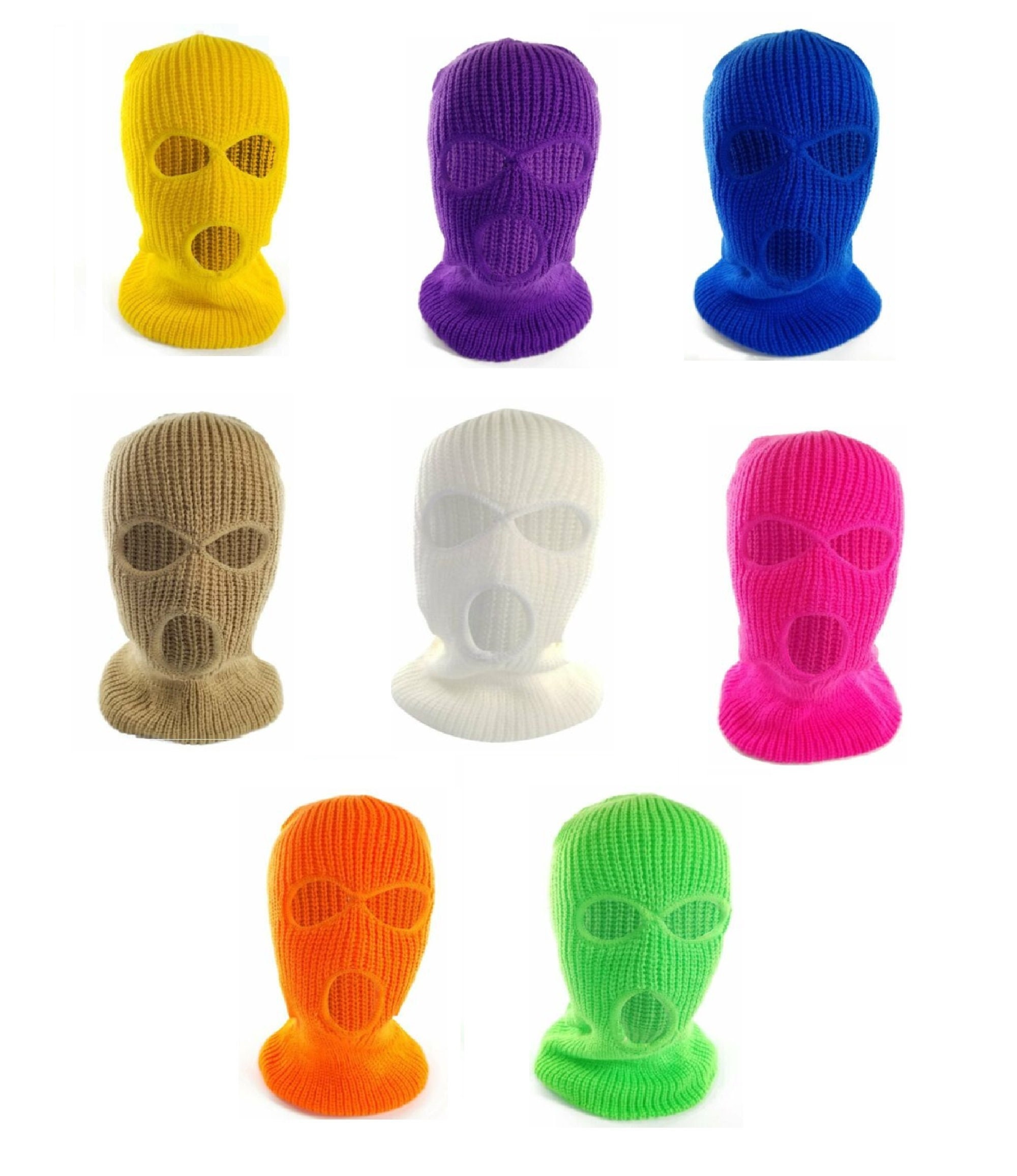 16 Color Balaclava for Men Hats Beanie Lycra Face Ski Mask Bonnets