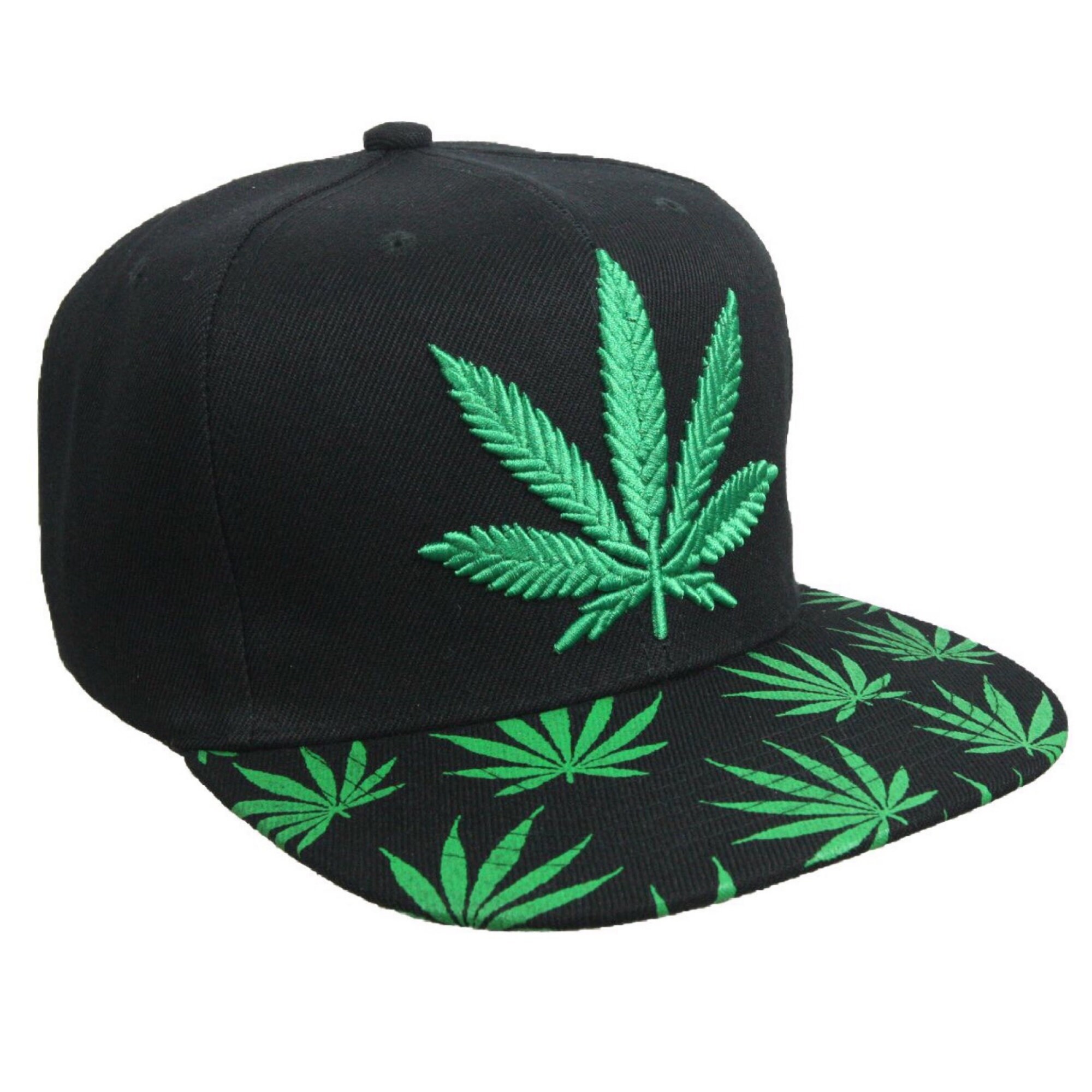 Weed Leaf Cap Marijuana Cannabis Pot 