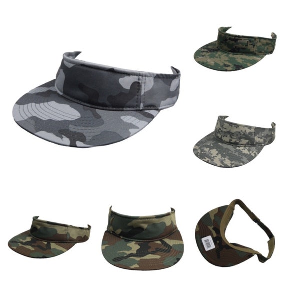 camouflage sun visor hat