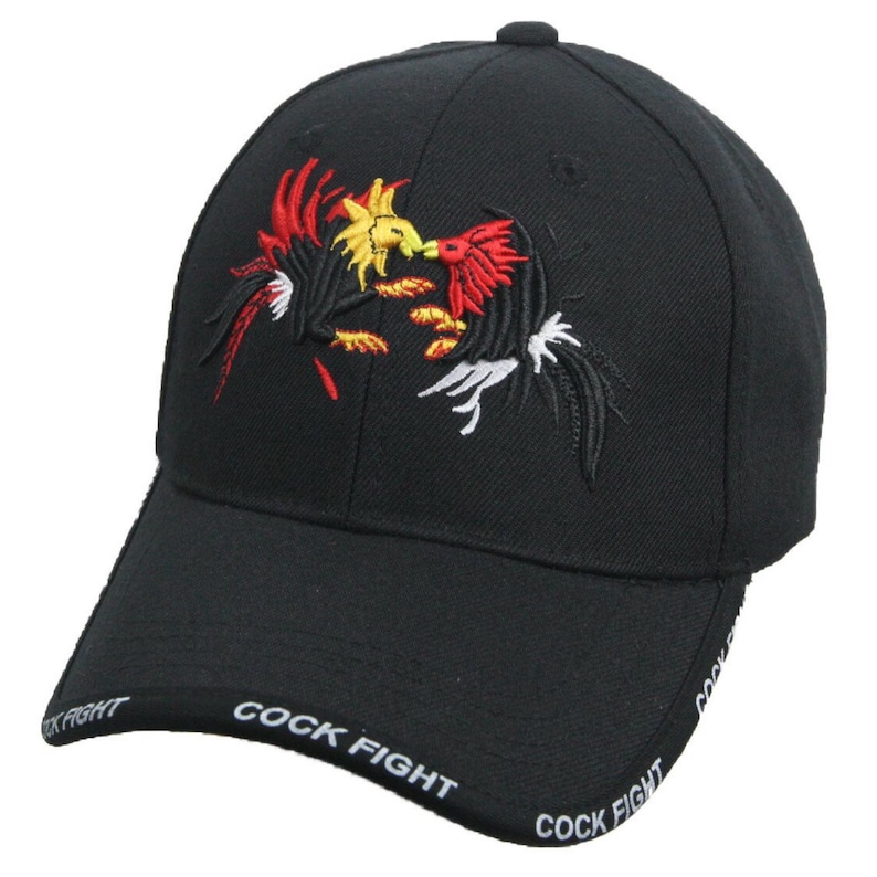 Cock Fight Baseball Cap Rooster Hat Fashion Casual Hats Etsy