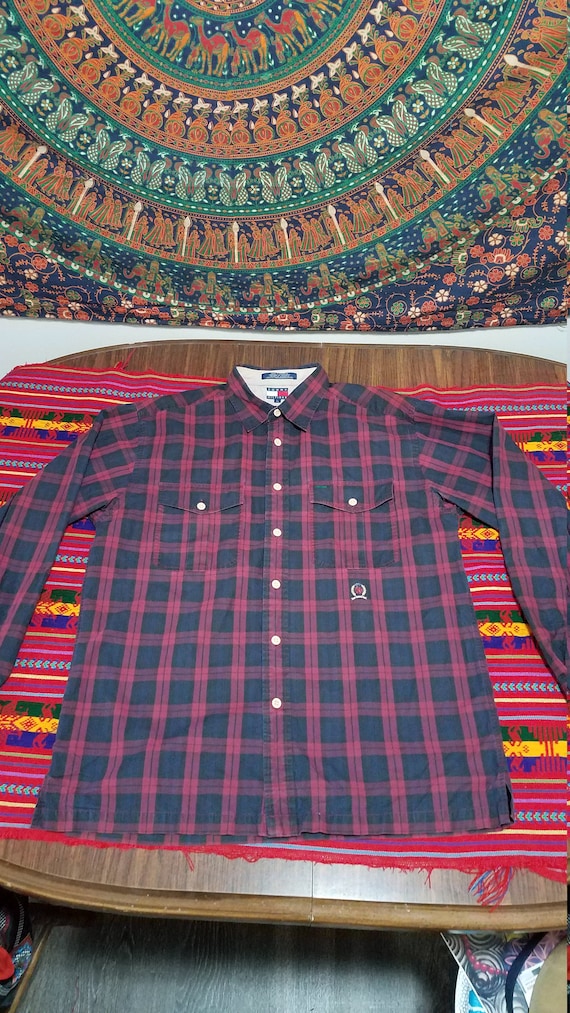 hilfiger flannel shirt