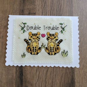 Carte de voeux Double Trouble