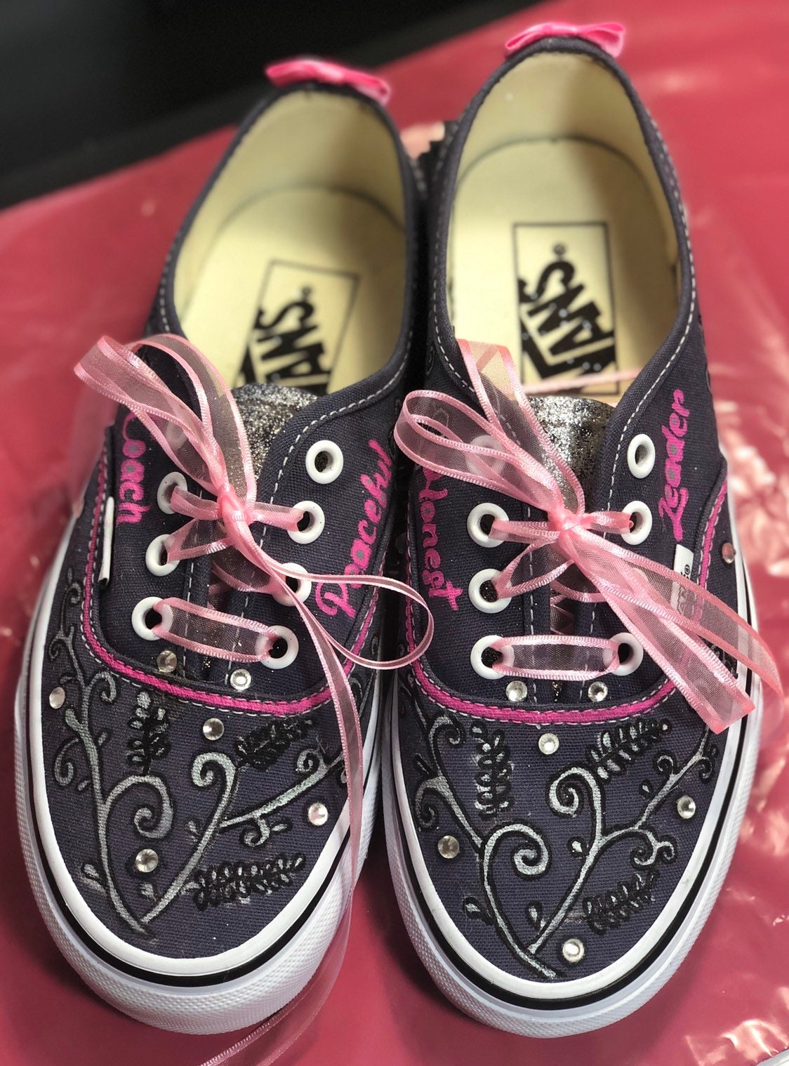 vans floral design