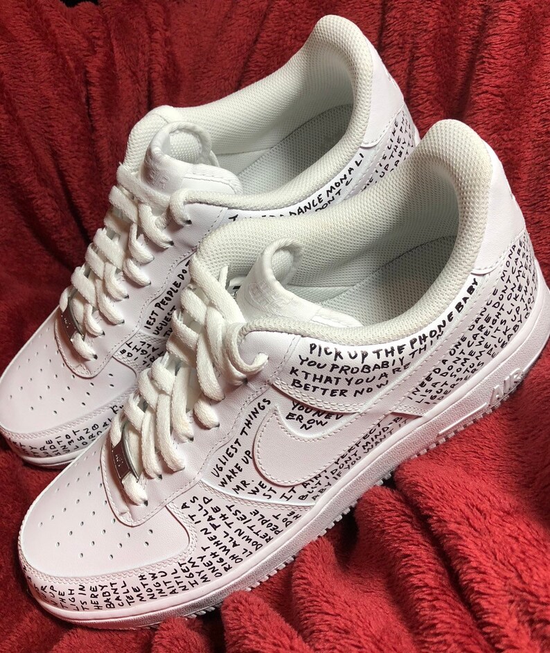 custom air force 1 rappers