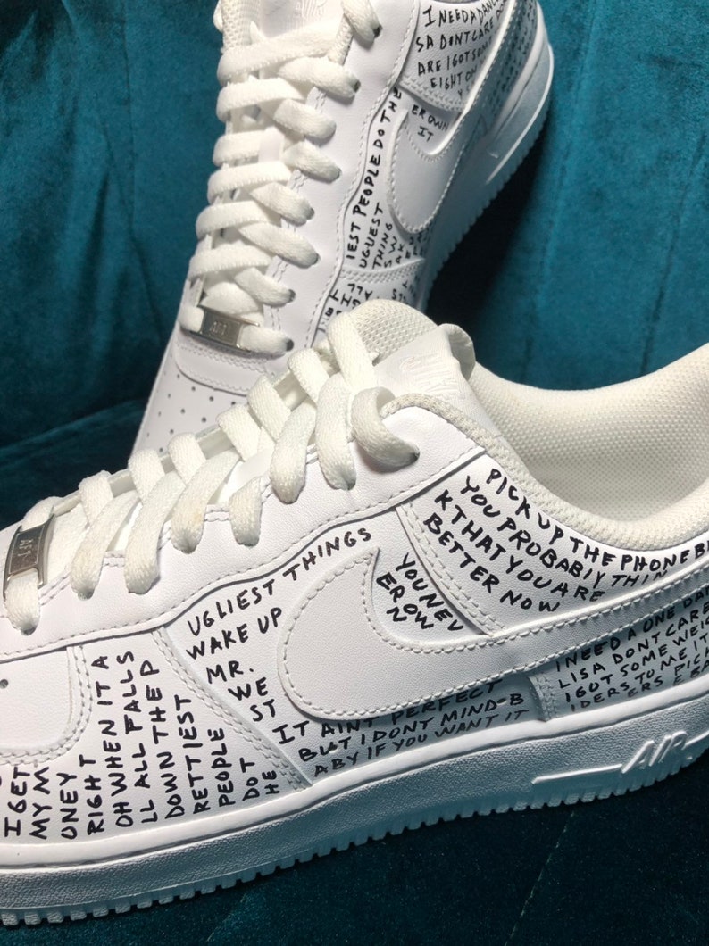 custom air force 1 rappers