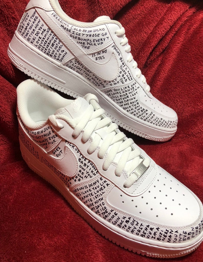 custom air force 1 rappers