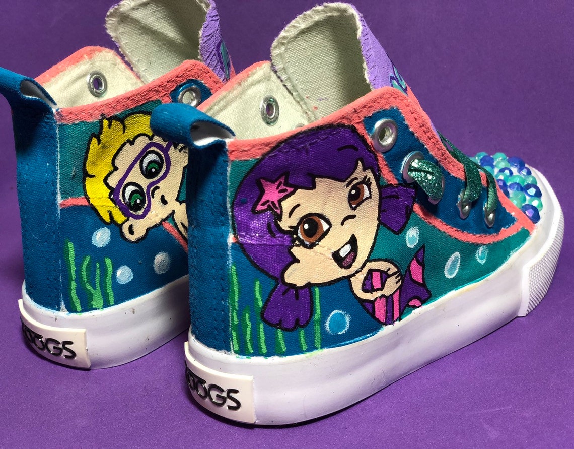 Custom Painted ShoesBubble Guppies Shoes special occasion Etsy