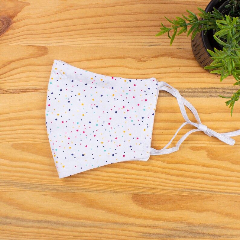 Cotton Face Mask with Nose Wire Filter Pocket Adjustable Etsy