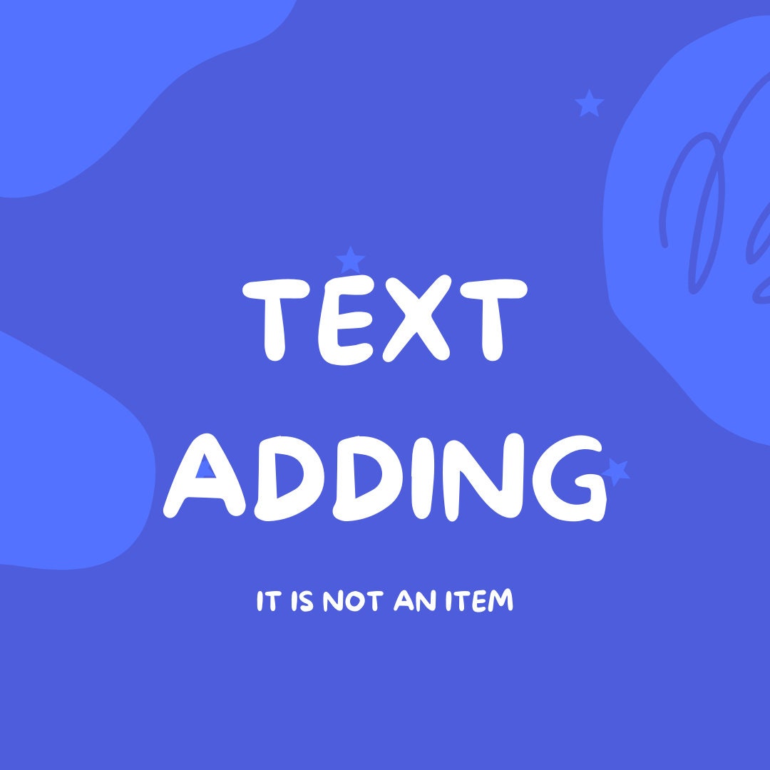 Add Your Text for The Blanket
