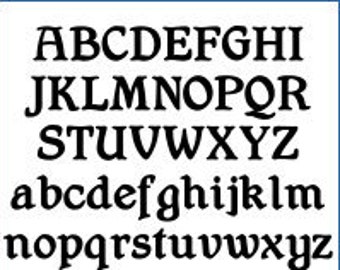 Alphabet Patterns - Shrewsbury, Value Pak - Printable PDF File, Digital Download