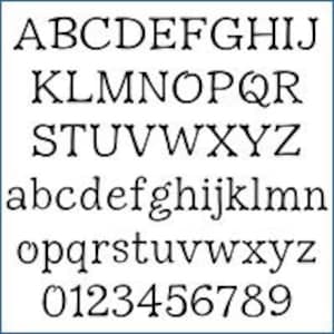 Patrón del alfabeto Hulbert, 6 pulgadas Plantilla de letra PDF imprimible imagen 1