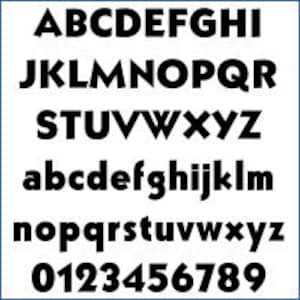Printable Alphabet Template Set - Bully, 5 inch -  Printable Block Letter Template for Bulletin Boards and more